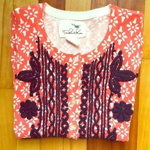 Tabitha Floral Embroidered Cardigan